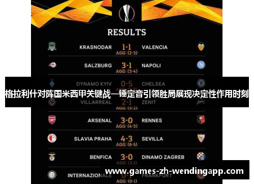 格拉利什对阵国米西甲关键战一锤定音引领胜局展现决定性作用时刻