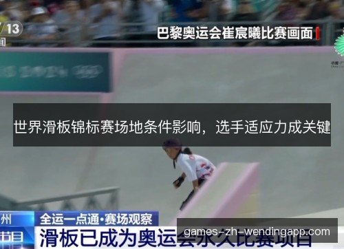 世界滑板锦标赛场地条件影响，选手适应力成关键